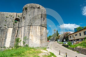 View of the old Turkish fortress on the Adriatic.