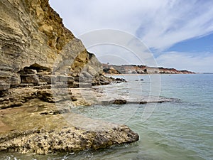 View from Olhos de Agua towards Praia Barranco photo