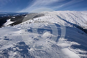 View from Ondrejska Hola in Low Tatras mountains