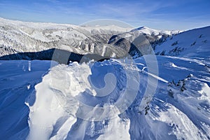 View from Ondrejska Hola in Low Tatras mountains