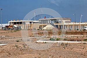 View of the one of the construction site in the El Jadida (Mazagan).