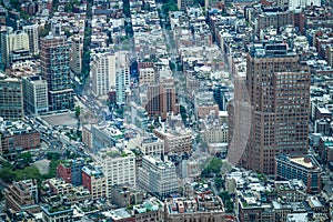 The view from the One World Trade Center Building