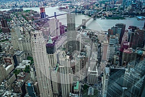 The view from the One World Trade Center Building