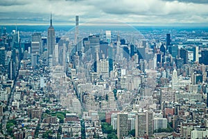 The view from the One World Trade Center Building