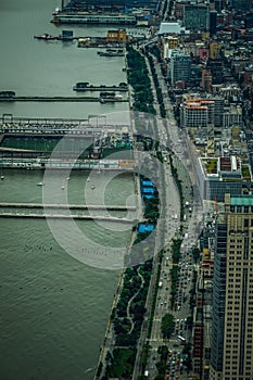 view from One World Trade Center Building