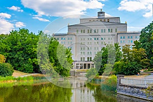 View of opera of Leipzig, Germany