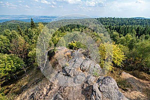 View from the Ore Mountains, Czech Republic