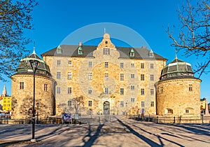 View of the Orebro castle, Sweden