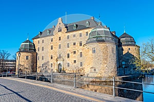 View of the Orebro castle, Sweden