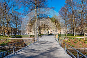 View of the Orebro castle, Sweden