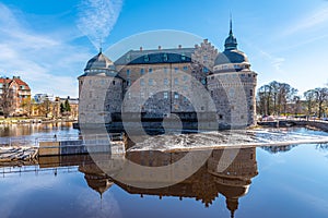 View of the Orebro castle, Sweden