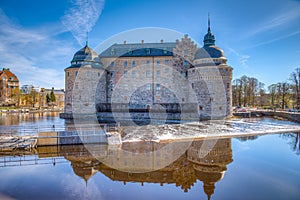 View of the Orebro castle, Sweden