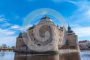 View of the Orebro castle, Sweden