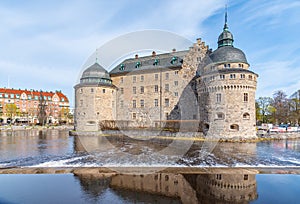 View of the Orebro castle, Sweden