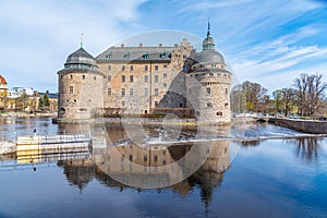 View of the Orebro castle, Sweden