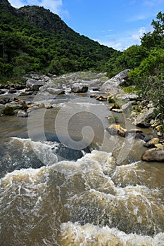 View at Oribi gorge near Port Shepstone on South Africa