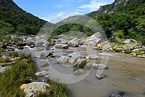 View at Oribi gorge near Port Shepstone on South Africa