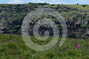 View at Oribi gorge near Port Shepstone on South Africa