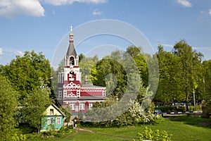 View of the Orthodox Church Paraskeva Friday in the spring