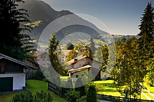 View of Ortisei the Dolomites Italy