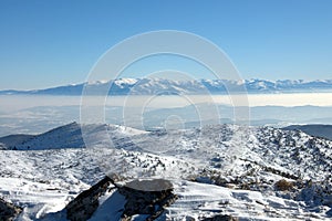 View from Osogovo Mountain, Bulgaria, Europe