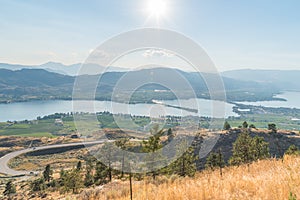 View of Osoyoos from Anarchist Mountain photo