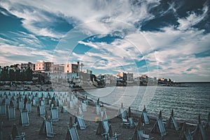 view on the otranto city in puglia.