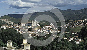 View of Ouro Preto, Brazil. photo