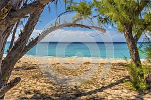 A view out to sea from Governors Beach on Grand Turk