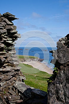 View out to sea from Great Blasket Island