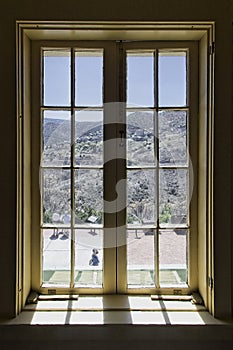 A View Out the Window of Jerome, AZ