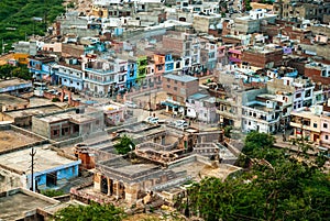 View of the outskirts of the city, Jaipur, Rajasthan, India photo