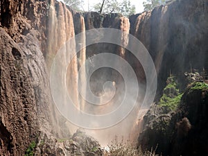 View of Ouzoud Waterfall, Tanaghmeilt, Morocco