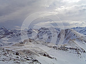 View over Allgau alps