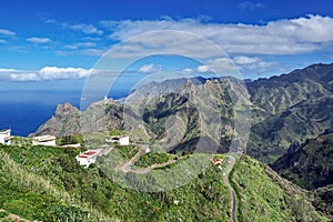 View over the Anaga mountains and the Atlantic from Taborno Tenerife photo