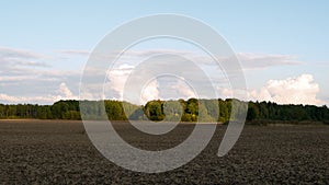 View over arable land