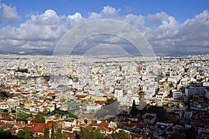 View over Athens