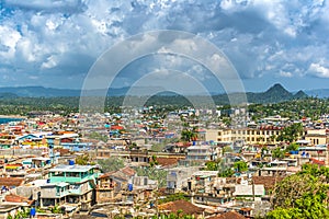 View over Baracoa, Cuba