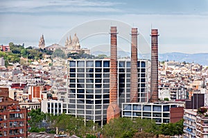 View over Barcelona photo