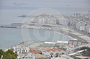 View over the bay of Alger, Algeria photo