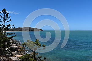 View over beautiful Geoffrey Bay, Magnetic Island, QLD, Australia