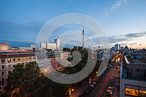 View over Berlin Alexanderplatz