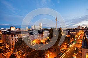 View over Berlin Alexanderplatz