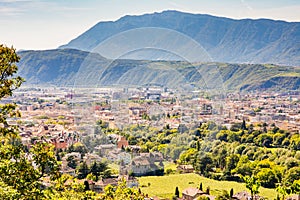 View over Bolzano