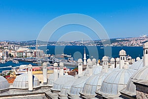 The view over Bosphorus strait, Istanbul, Turkey