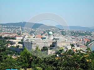 View over Budapest and Donau