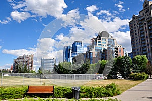 View over Calgary downtown, Alberta, Canada