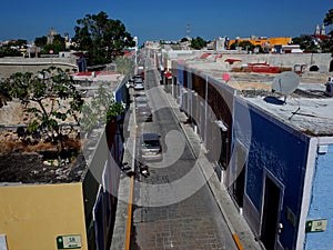 A view over Campeche in Mexico