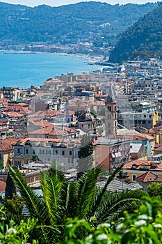 View over the city of Alassio