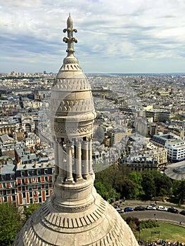 View over the city of Paris in France 7.5.2016